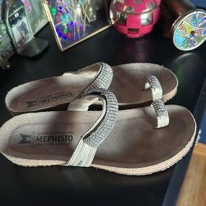 Mephisto Rhinestone Sandals